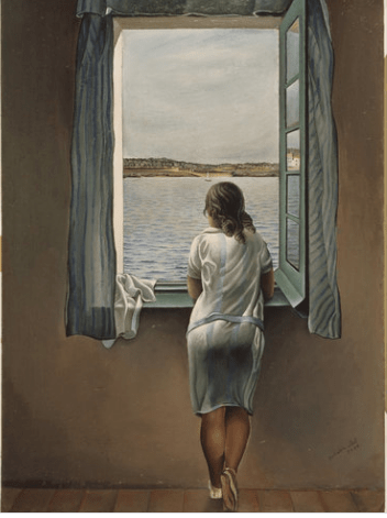 Young Woman at the Window--Salvador Dali
